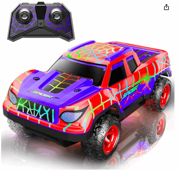 R/C Racing Stock Spider Truck / Illuminated Car Shell