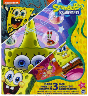 SpongeBob Squarepants Puzzles 3 pk