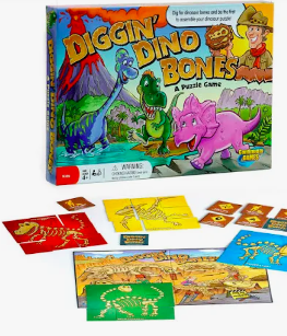 Diggin' Dino Bones A Puzzle Game