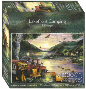Lakefront Camping 1000 pc Jigsaw Puzzle