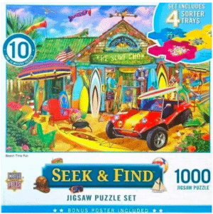 Seek and Find 1000 Puzzle / 4 Sorter Trays