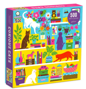 Curious Cats 500 pc Jigsaw Puzzle