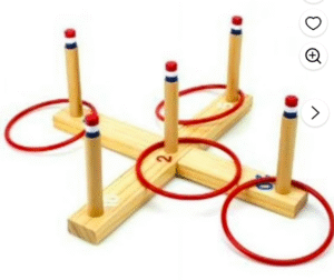 Wooden Ring Toss Game