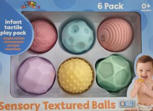 Sensory Textured Balls 6pk