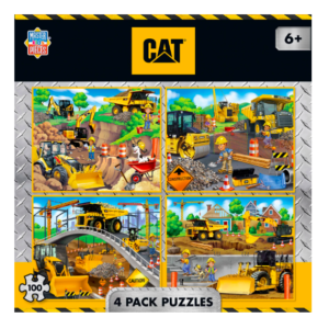 Masterpieces CAT 100pc 4pk Puzzles