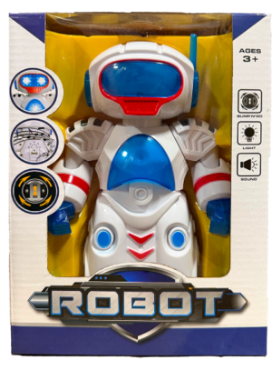 Robot (light, sound, bump n'go)