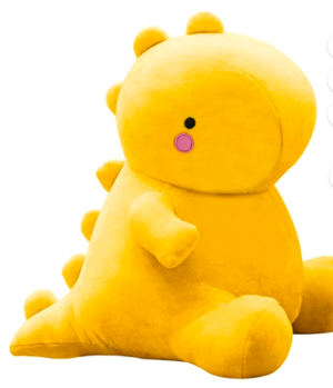 Plush Dinosaur Yellow